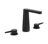 Villeroy & Boch V&B Robinet de lavabo 3 trous Conum sans garniture de vidage, noir mat Quantité:1