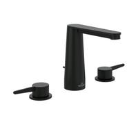 Villeroy & Boch V&B Robinet lavabo 3 trous Conum avec garniture de vidage, noir mat Quantité:1