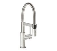 Villeroy & Boch V&B Robinet mitigeur évier Steel Expert Compact-Window 42x220mm, acier inox massif Quantité:1