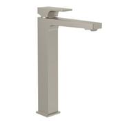 Villeroy und Boch Architectura Square mitigeur lavabo TVW12500200064 surélevé, avec ouverture par pression garniture de vidange , nickel brossé noir