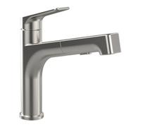 Villeroy & Boch V&B Robinet mitigeur pour évier Junis Sky Shower, mousseur pivotant, noir mat Quantité:1