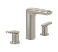 Villeroy & Boch V&B Robinetterie lavabo 3 trous ANTAO bec fixe, avec vidage poussoir, inox brossé bleu Quantité:1