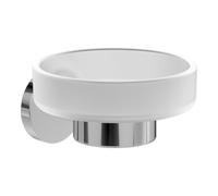 Villeroy & Boch V&B Seifenschale Elements Tender 117x43x100mm, verre satiné, chrome Quantité:1