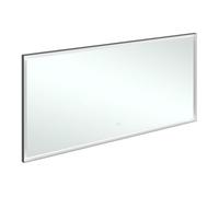 Villeroy & Boch V&B Spiegel Subway 3.0 Cadre alu, 160x75x4,75cm, noir mat/we ma Quantité:1