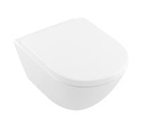 Villeroy & Boch V&B Subway 2.0 WC suspendu, cuvette profonde, D-Flush confort, sortie horizontale, sans rebord, blanc Quantité:1