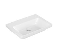 Villeroy & Boch V&B Subway 3.0 Meuble-Lavabo 65x47cm, angle, sans robinetterie, blanc C-plus Quantité:1