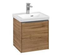 Villeroy & Boch V&B Subway 3.0 Meuble sous lavabo 42,3x42,9x37,8 cm, porte R/Gr AL brillant, Kan Oa Quantité:1