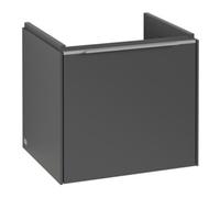 Villeroy & Boch V&B Subway 3.0 Meuble sous lavabo 47,3x42,9x40,8 cm, alu brillant, gris graph. Quantité:1