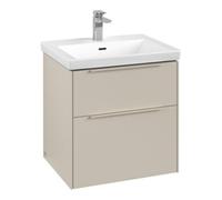 Villeroy & Boch V&B Subway 3.0 Meuble sous lavabo 57,2x57,6x47,8 cm, cashmere Gr, m LE/Gr mon. Quantité:1