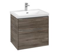 Villeroy & Boch V&B Subway 3.0 Meuble sous lavabo 62,2x57,6x47,8 cm, alu brillant, avec LE/Gr Quantité:1