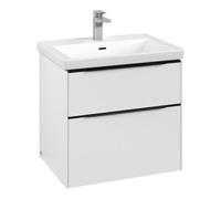 Villeroy & Boch V&B Subway 3.0 Meuble sous lavabo 62,2x57,6x47,8 cm, m LE/Gr bleu, P blanc Quantité:1