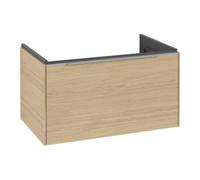 Villeroy und Boch Subway 3. 1930 C573L0VJ 77,2x42,9x47,8cm, avec LED / poignée aluminium brillant, chêne nordique