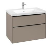 Villeroy und Boch Subway 3. 1930 C57401VM 77,2x57,6x47,8cm, sans LED / poignée Volcano noir, taupe