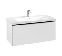 Villeroy und Boch Subway 3. 1930 C569L1VF 97,3x42,9x47,8cm, avec LED / poignée Volcano noir, blanc pur