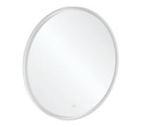 Villeroy & Boch V&B Subway 3.0 Miroir cadre alu, rond, 91x91x4,5cm, blanc mat Quantité:1
