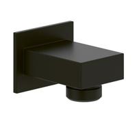 Villeroy & Boch V&B Universal Showers Coude de raccord mural carré, montage mural, noir mat Quantité:1