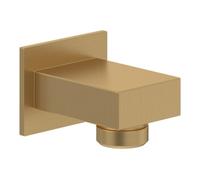 Villeroy & Boch V&B Universal Showers Coude de raccord mural carré, montage mural, or brossé Quantité:1