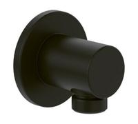 Villeroy & Boch V&B Universal Showers Coude de raccord mural Rond, montage mural, noir mat Quantité:1