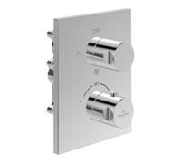 Villeroy & Boch V&B V&B Kit complet universel robinetterie UP-Thermostat, avec régulation débit 3 voies, chromé Quantité:1