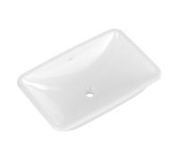 Villeroy & Boch V&B V&B Lavabo encastré Loop & Friends sans trou de robinet, avec trop-plein, 67,5x45 cm, blanc C-plus Quantité:1