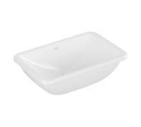 Villeroy & Boch V&B V&B Lavabo encastré Loop& Friends sans trou robinet, avec trop-plein, 51x34 cm, blanc C-plus Quantité:1