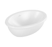 Villeroy & Boch V&B V&B Lavabo sous plan Loop & Friends ov, o HLP, m ÜL, 43x28,5 cm, st. bl. C+ Quantité:1