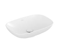 Villeroy & Boch V&B V&B Vasque à poser Loop & Friends 56x38 cm, sans trop-plein, blanc mat C-plus, rectangulaire Quantité:1