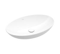 Villeroy & Boch V&B V&B Vasque à poser Loop & Friends 56x38 cm, sans trop-plein, céramique blanche C+, ovale, sans trou de robinet Quantité:1