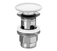 Villeroy & Boch V&B Vanne Push-Open chromée, cachette céramique, plane C-plus Quantité:1