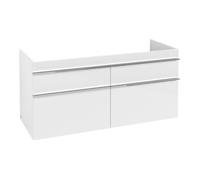 Villeroy & Boch V&B Venticello Meuble sous-lavabo 125,3x59x50,2cm, chrome, blanc brillant Quantité:1