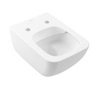 Villeroy und Boch Venticello mural, à fond creux WC 4611R0RW 56x37,5 cm, pierre blanche C-plus, sans monture