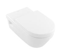 Villeroy & Boch V&B WC suspendu, cuvette à chasse profonde VICARE 37x70 cm, D-Flush, évacuation horizontale, blanc Quantité:1