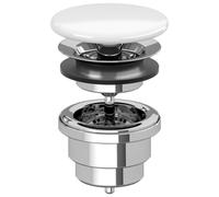 Villeroy & Boch Vanne d'écoulement, non verrouillable, 121x215x68mm, 68080001, Couleur: Blanc alpin