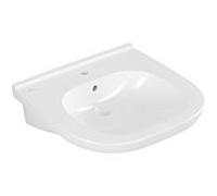Villeroy & Boch Vasque ViCare 411955T2 blanc AntiBac c-plus, avec trou pour robinetterie et trop-plein