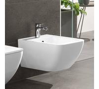 Villeroy & Boch Bidet Venticello mural 1 trou avec trop-plein 375x560 mm Blanc pierre CéramiquePlus