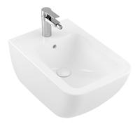 Villeroy & Boch Venticello bidet mural avec 1 trou de robinet 37,5x56cm - avec trop-plein blanc 44110001
