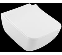 Villeroy und Boch Venticello mural, à fond creux WC 4611R0RW 56x37,5 cm, pierre blanche C-plus, sans monture