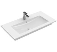 Villeroy & Boch Venticello lavabo 100x50 cm rectangulaire classique-de meuble-avec plateau blanc brillant 4104AKR1