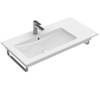 Villeroy & Boch Venticello lavabo 100x50 cm rectangulaire classique-de meuble-avec plateau blanc brillant 4134L301