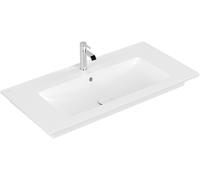 Villeroy & Boch Venticello lavabo 100x50 cm rectangulaire classique-de meuble-avec plateau blanc mat 4104ALRW