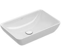 Villeroy & Boch Vasque semi-encastrée Venticello 411355R1 55x36 cm blanc Ceramicplus trop-plein