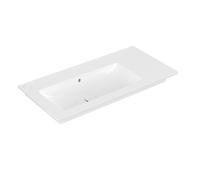 Villeroy & Boch Venticello Lavabo à poser sur meuble - 1000 x 500 x 170 mm - Blanc Alpin CeramicPlus - avec trop-plein 4134L3R1