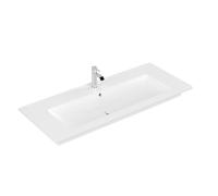 Villeroy & Boch Venticello Lavabo pour meuble 120x50cm avec 1 trou pour robinetterie (et 2 trous perçables) avec trop plein ceramic+ blanc 4104clr1
