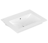 Villeroy & Boch Venticello lavabo 412467R1 65x50,5cm, Ceramicplus blanc, sans trou pour robinetterie