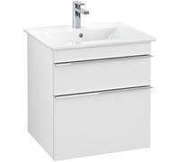 Villeroy & Boch Venticello meuble de salle de bains sous lavabo - 55,3x59cm - 2x tiroir blanc mat a92301ms