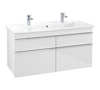 Villeroy & Boch Venticello meuble sous-lavabo - 115,3x59cm - 4x tiroir blanc brillant a92901dh