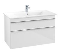 Villeroy & Boch Venticello meuble sous-lavabo - 95.3x59cm - 2x tiroir blanc glossy a92601dh