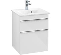 Villeroy & Boch Venticello meuble sous-lavabo de lave-mains - avec 2 tiroirs pour lave-mains 46.6x42.6x59cm - blanc brillant a92201dh