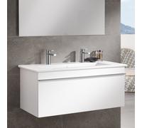 Villeroy & Boch Venticello lavabo 4104AKR1 100x50 cm, Ceramicplus blanc, 2 trous pour robinetterie