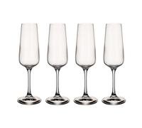Villeroy & Boch - Flûtes à Champagne Ovid 4 pièces 250 ml Cristal Transparent Garanti lave-vaisselle
